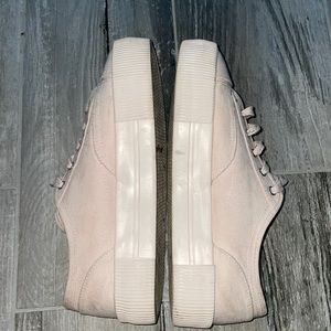 Pink platform shoes